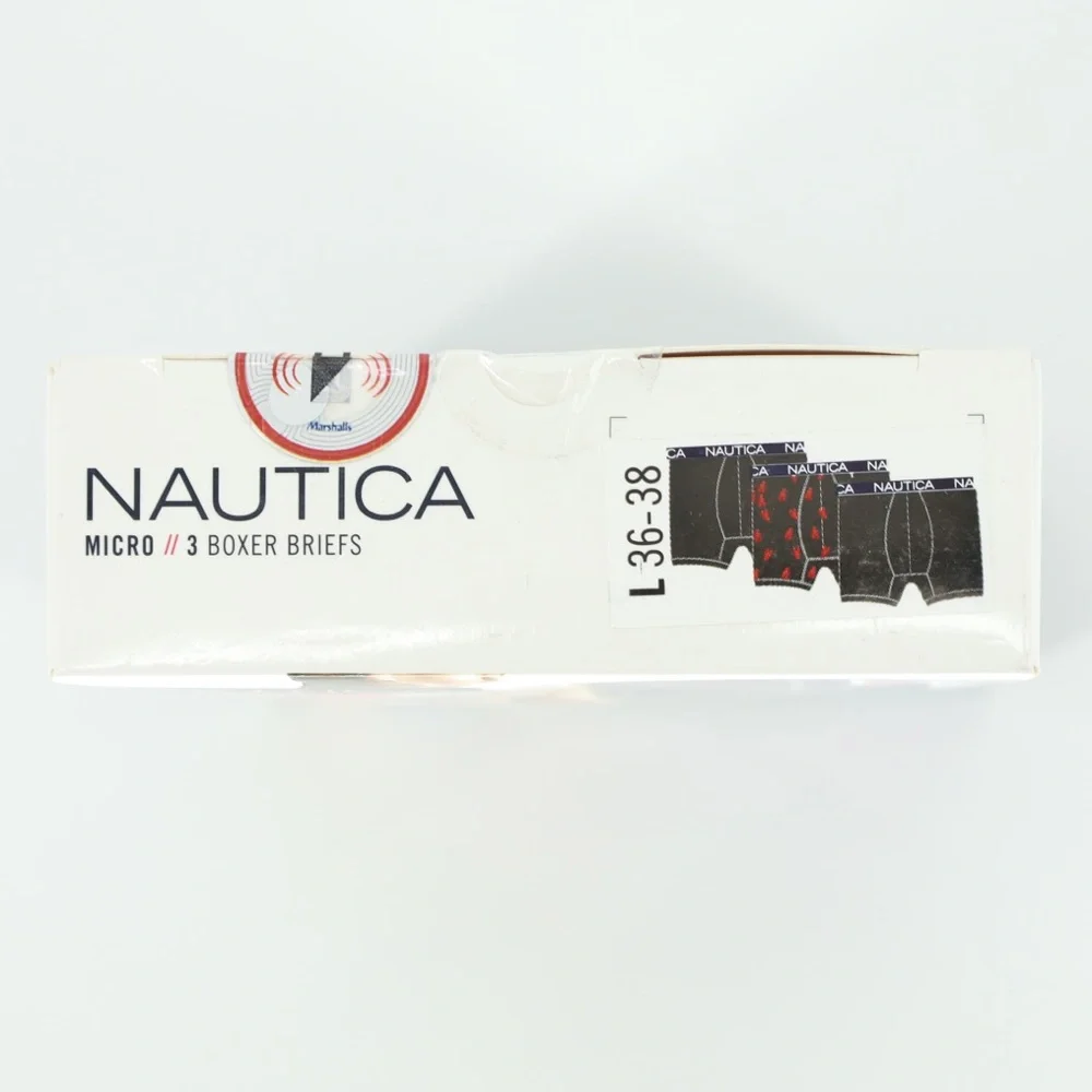 Nautica Micro Boxer‎ Briefs 3 Pack